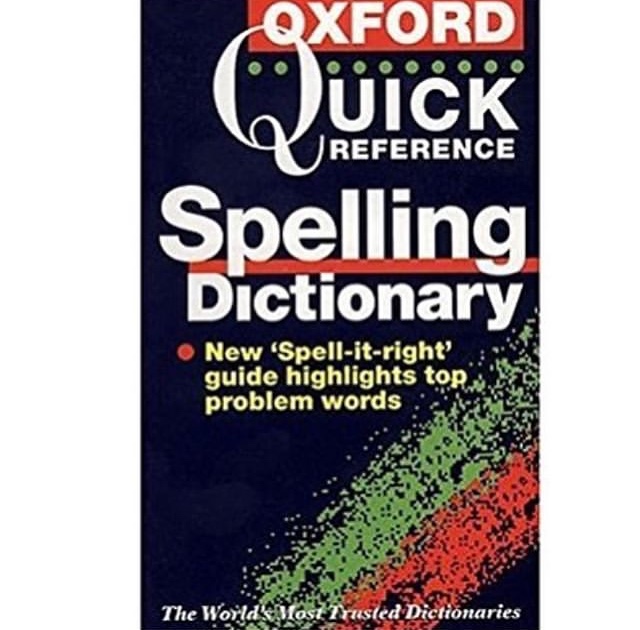 NewBookSale The Oxford Quick Reference Spelling Dictionary