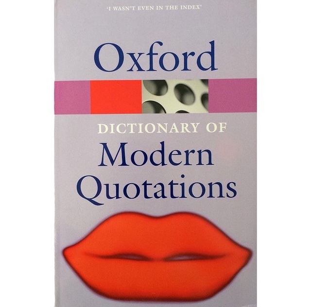 NewBookSale Oxford Dictionary of Modern Quotations