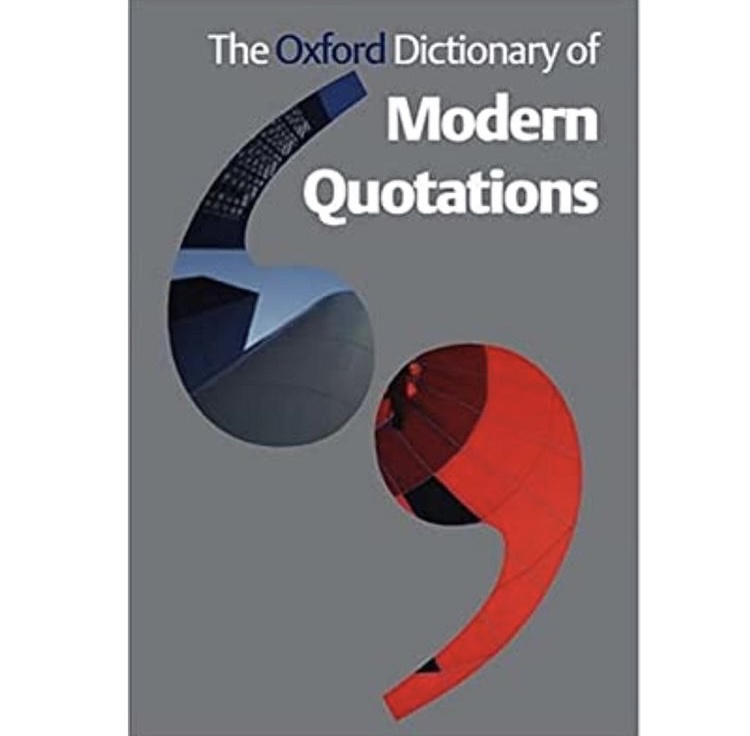 NewBookSale The Oxford Dictionary of Modern Quotations