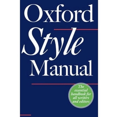  The Oxford Style Manual